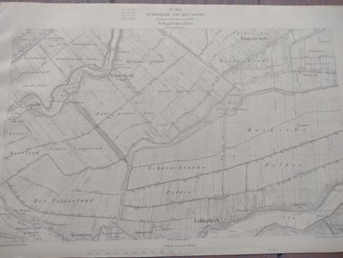 503 Ouderkerk a/d/Ijssel Berkenwoude Plattegrond 1922, Antiek en Kunst, Kunst | Litho's en Zeefdrukken, Ophalen of Verzenden