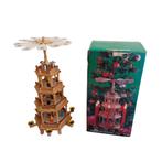 Traditionele kerstpiramide, carrousel (4 verdiepingen), Diversen, Kerst, Gebruikt, Onbekend, Ophalen of Verzenden, Onbekend
