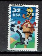 postzegels USA Sylvester en Tweety  (1998), Ophalen of Verzenden, Noord-Amerika, Gestempeld