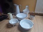 Vintage emaille set, Antiek en Kunst, Antiek | Emaille, Ophalen of Verzenden