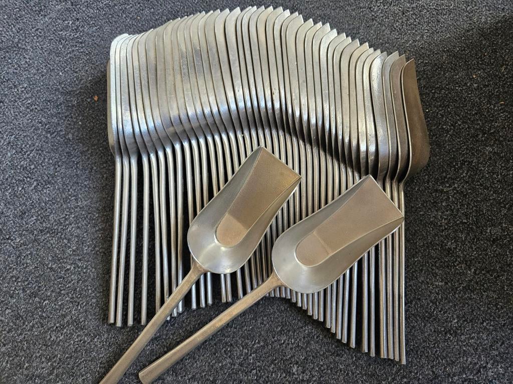 Vintage Aluminium Scheppen - Set van 50+, Ophalen