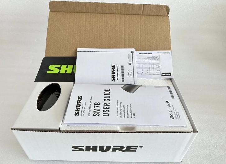 Shure SM7B Dynamische Microfoon - Studio Kwaliteit, Muziek en Instrumenten, Microfoons, Zo goed als nieuw, Studiomicrofoon, Ophalen of Verzenden