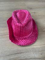 Roze glitter hoed, Ophalen of Verzenden, Zo goed als nieuw, One size fits all, Hoed