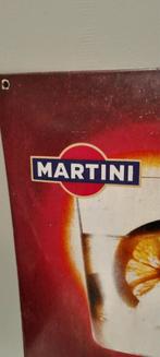 Emaille reclamebord geemailleerd bord Martini bar, Reclamebord, Gebruikt, Ophalen of Verzenden