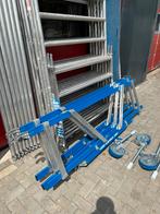 Asc rolsteiger incl fiber deck platen te koop, Ophalen, Zo goed als nieuw, Rolsteiger of Kamersteiger, 5 meter of hoger