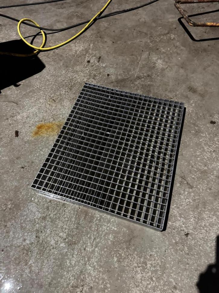 Looproosters RVS - 15 stuks, Tuin en Terras, Deurmatten, Gebruikt, Overige materialen, Schoonloopmat, Buiten, Ophalen