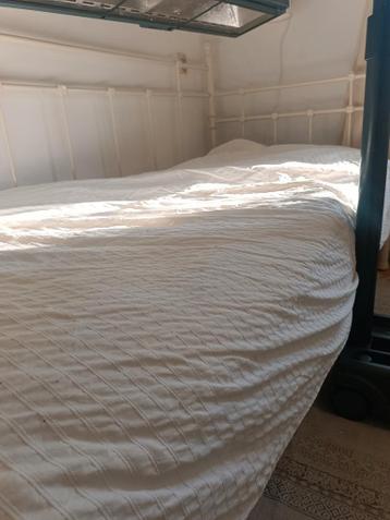 Wit Ikea spijlenbed inclusief matras. - afbeelding 3