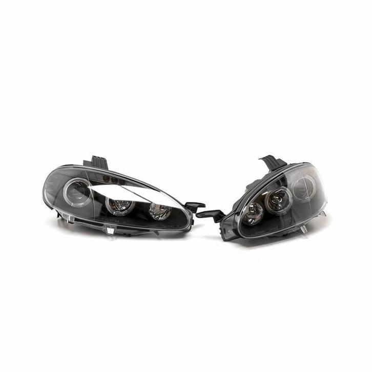 JapPower Koplampen set zwart - Mazda Mx-5 Mx5 NBFL 01-05, Auto diversen, Tuning en Styling, Ophalen of Verzenden