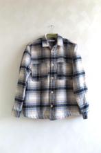 Vest Blouse Blauw Beige Zara mt S (J18), Zara, Blauw, Ophalen of Verzenden, Zo goed als nieuw