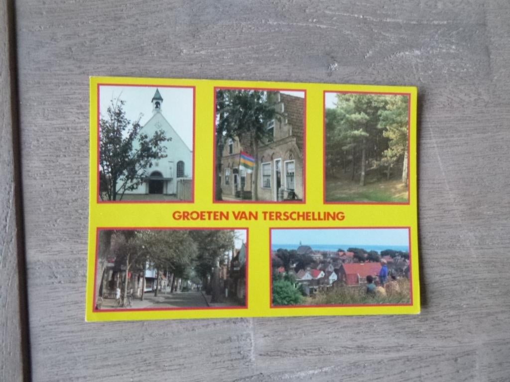 Terschelling, panorama 1983, Verzenden, 1980 tot heden, Gelopen, Waddeneilanden