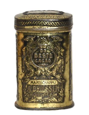 Monsterblikje Driessen cacao Amsterdam cocoa sample tin beschikbaar voor biedingen