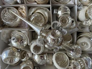 ZOLDEROPRUIMING Kerstballen deuk zilver incl deukpiek 40 st beschikbaar voor biedingen