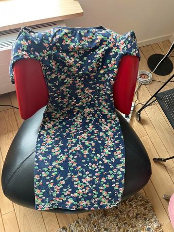 King Louie Jurk - Blauw Bloemenprint - Maat S beschikbaar voor biedingen