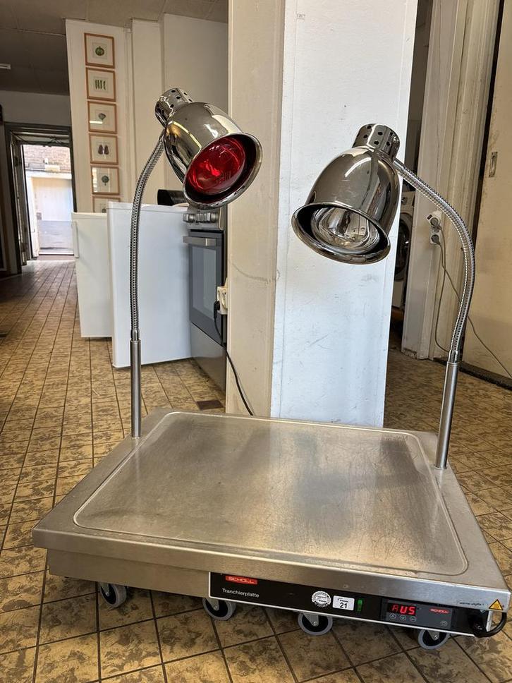 Horeca RVS Warmhoudplaat Scholl 80x60cm, Zakelijke goederen, Horeca | Keukenapparatuur, Overige typen, Gebruikt, Ophalen