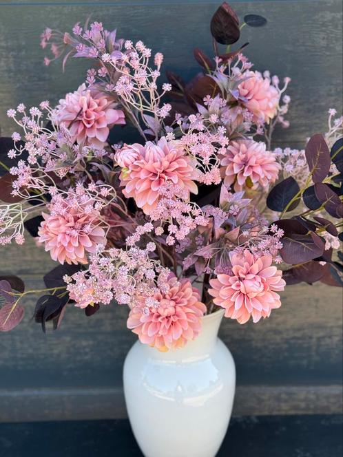 Nieuwzijden zomers boeket, Huis en Inrichting, Woonaccessoires | Kunstplanten en Kunstbloemen, Nieuw, Ophalen