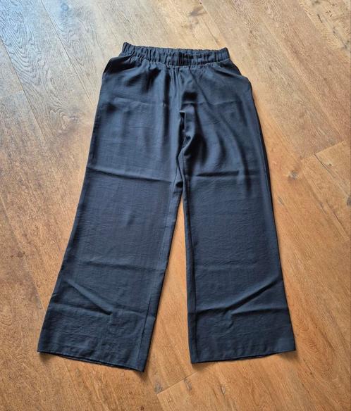 NIEUW: Zwarte wijde broek Hema - M, Kleding | Dames, Broeken en Pantalons, Nieuw, Maat 38/40 (M), Zwart, Lang, Ophalen of Verzenden