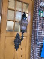 Gietijzeren oude hanglamp, Ophalen of Verzenden
