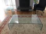 Fiam glazen ‘Waterfall’ salontafel, Ophalen, 50 tot 100 cm, 50 tot 100 cm, Modern