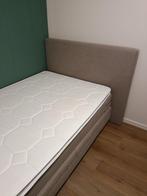 Luxe boxspring, Ophalen, Beige, 120 cm, 200 cm