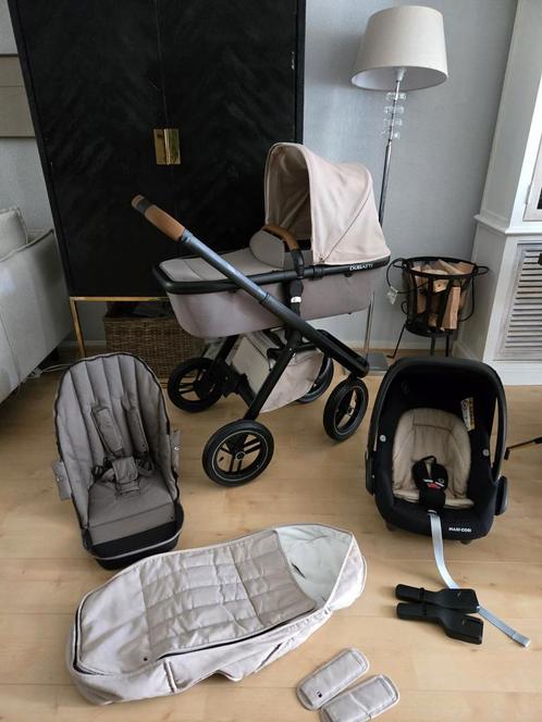 Kinderwagen Dubatti One 3in1 Taupe/Zand, Kinderen en Baby's, Kinderwagens en Combinaties, Zo goed als nieuw, Overige merken, Ophalen