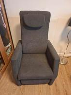 sta op stoel grijs, Huis en Inrichting, Fauteuils, Ophalen, Gebruikt, Minder dan 75 cm, Stof