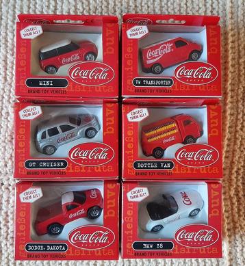 Coca-Cola Speelgoed Auto's - Complete Set! Edor Benelux B.V. beschikbaar voor biedingen