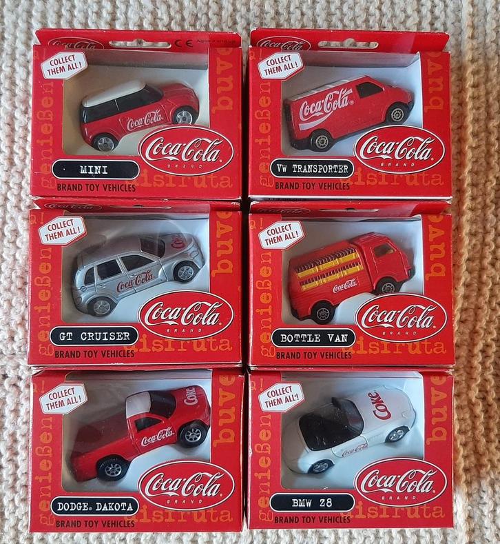 Coca-Cola Speelgoed Auto's - Complete Set! Edor Benelux B.V., Verzamelen, Automerken, Motoren en Formule 1, Zo goed als nieuw