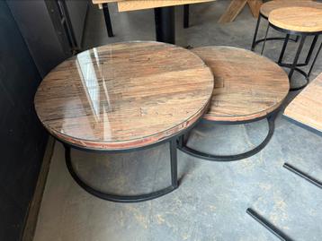 Richmond salontafel set Kensington incl. glasplaten beschikbaar voor biedingen