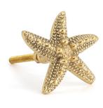 12 Zeester knoppen kastkop, goudkleurig, Doe-het-zelf en Verbouw, Hang- en Sluitwerk, Ophalen of Verzenden, Gebruikt, Koper of Messing