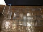 Plexiglas onderzettersset, Huis en Inrichting, Ophalen of Verzenden, Gebruikt, Glas of Kopje