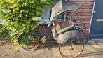 Originele becak fiets uit Yogyakarta, Fietsen en Brommers, Fietsen | Bakfietsen, Gebruikt, Huif, 2 kinderen, Ophalen