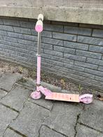 Roze step met lichtgevende wieltjes van het  merk suotu, Fietsen en Brommers, Steps, Ophalen of Verzenden, Zo goed als nieuw, Gewone step