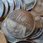 Nederland 1 kilo zilveren 10 guldenmunten Beatrix, Ophalen of Verzenden, Zilver