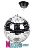 Spiegelbol 30 cm met motor 230V, Mirror Ball, Disco bol, Muziek en Instrumenten, Licht en Laser, Discobol, Nieuw, Info@marbeco.nl