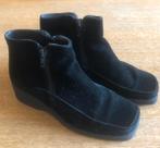 Stoere zwarte leren laarsjes mt 36, Zwart, Lage of Enkellaarzen, Ophalen of Verzenden, Zo goed als nieuw