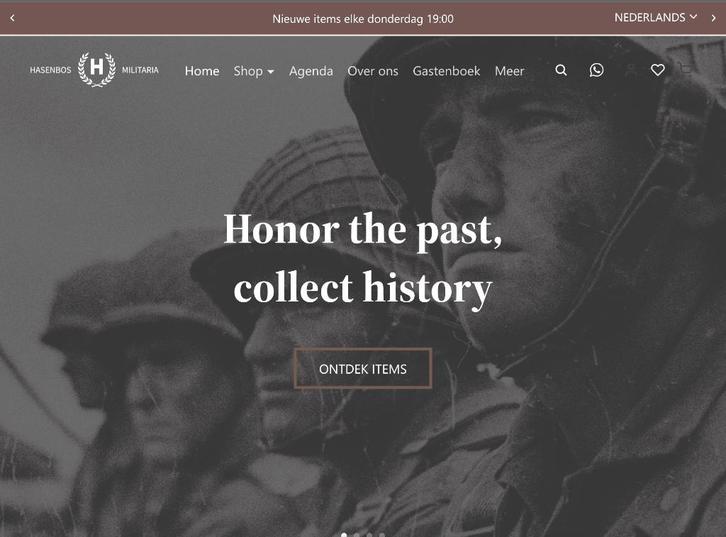 Hasenbos Militaria nieuwe webshop & elke week nieuw aanbod!, Verzamelen, Militaria | Tweede Wereldoorlog, Overige soorten, Overige typen