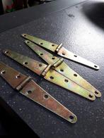 4 scharnieren, Doe-het-zelf en Verbouw, Hang- en Sluitwerk, Ophalen, Zo goed als nieuw