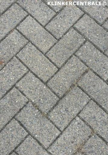 ROOIKORTING 3.500m2 grijs betonklinkers gebruikte straatsten beschikbaar voor biedingen