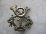 Metalen Embleem - 1ste Regiment Jagers te Paard / België, Verzenden, Landmacht, Overige gebieden, Embleem of Badge