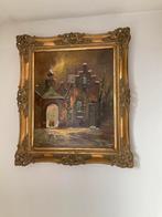 Schilderij met gouden lijst, Antiek en Kunst, Ophalen of Verzenden