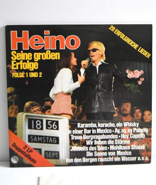 Dubbel Lp Heino "Seine Großen Erfolge Folge 1 Und 2", Cd's en Dvd's, Vinyl | Pop, Zo goed als nieuw, 1960 tot 1980, Ophalen of Verzenden