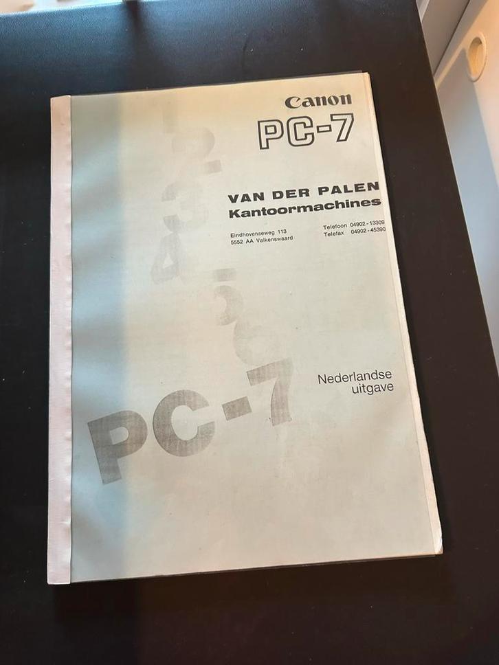 Canon PC-7 Kopieerapparaat - Tafelmodel met Nieuwe Toner, Computers en Software, Printers, Gebruikt, Kopieermachine, Laserprinter