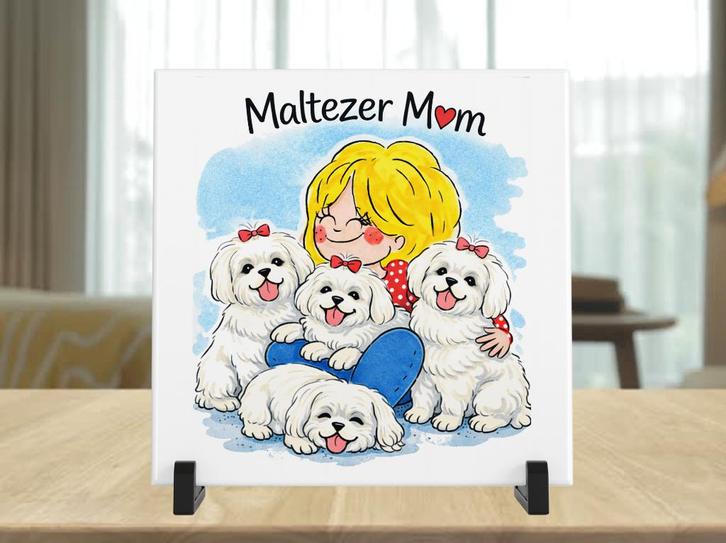 Maltezer Mom Tegel - Blond Stijl, Huis en Inrichting, Woonaccessoires | Overige, Nieuw, Verzenden