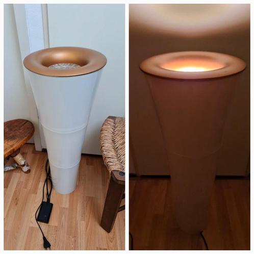 Ikea Flacka vloerlamp sfeerlamp zuil design klassieker mooi, Huis en Inrichting, Lampen | Vloerlampen, Gebruikt, Minder dan 100 cm