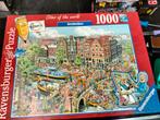 Ravensburger Puzzel - Amsterdam - 1000 stukjes, Ophalen of Verzenden, 500 t/m 1500 stukjes, Zo goed als nieuw, Legpuzzel