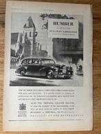 Humber 8-seater Pullman Limousine originele advertentie 1949, Ophalen of Verzenden, Gelezen, Overige merken
