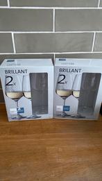 4 witte wijnglazen Brillant Tritan Schott Zwiesel, Verzamelen, Glas en Borrelglaasjes, Verzenden, Zo goed als nieuw, Overige typen