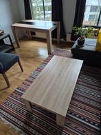 Gratis ophalen: eettafel + salontafel (set), Huis en Inrichting, Tafels | Eettafels, Ophalen, Gebruikt, 100 tot 150 cm, 50 tot 100 cm