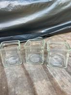 3 x kleine accu bakjes  8x8, Huis en Inrichting, Ophalen of Verzenden, Zo goed als nieuw, Minder dan 50 cm