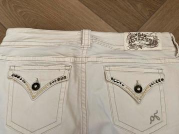 Super mooie Guess witte jeans broek mt L/32 beschikbaar voor biedingen